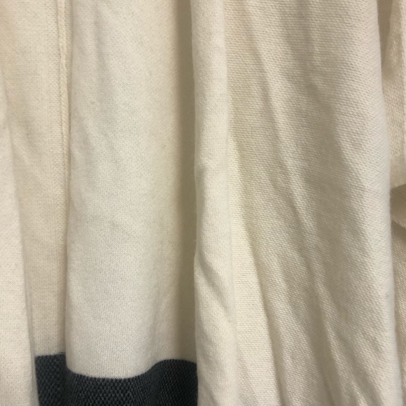 Vince Wool/Cashmere Striped Open Poncho Size M/L - Picture 6 of 7